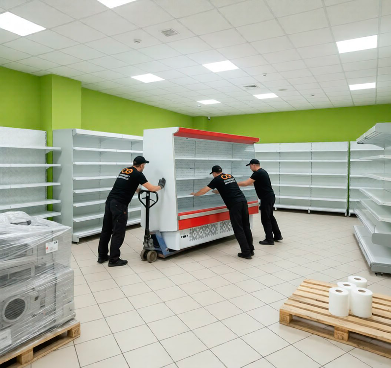 Переезд магазина в Ладушкине
